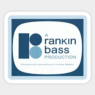 Official Rankin/Bass Productions TV Logo Licensed Sticker